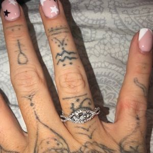 Sterling silver diamond ring! BNWT!